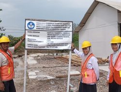 Progres Pembangunan Revitalisasi SMP Negeri 3 Gedung Meneng Capai 54 Persen