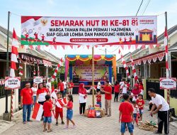 Semarak HUT RI ke-81, Warga Taman Palem Permai I Hajimena Siap Gelar Lomba dan Panggung Hiburan