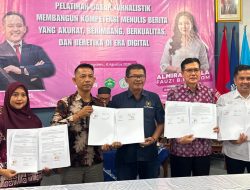 Ciptakan SDM Unggul, Empat Perguruan Tinggi Teken MoU Dengan PWI Pringsewu