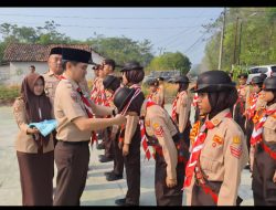 Plt Ass II Arie Anthony Lepas Kontingen Jambore Nasional Ke-12  Kabupaten Way Kanan