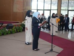 Bupati Ayu Kukuhkan Paskibraka Way Kanan 2026, Teguhkan Semangat Pengabdian Generasi Muda