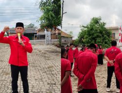 HUT ke-81 RI, Danuri Teguhkan Semangat Gotong Royong PDI Perjuangan Way Kanan