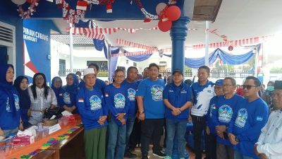 Pasar Murah dan Berbagai Perlombaan Meriahkan HUT ke-25 Partai Demokrat dan HUT ke-81 RI