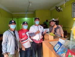 PKS Muda Lampung dan Gema Keadilan Bagikan Masker untuk UMKM di Tengah Abu Vulkanik