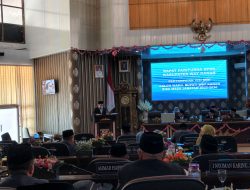 Galang dan Soni Setiawan Paparkan Visi-Misi dalam Rapat Paripurna DPRD Way Kanan
