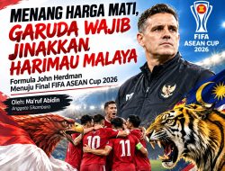 MENANG HARGA MATI, GARUDA WAJIB JINAKKAN HARIMAU MALAYA