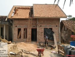 BAZNAS Tulang Bawang Tahun 2025 Bedah Rumah Ibu Sainem, Kekurangan Biaya Ditutup Swadaya Warga Kampung Sumber Makmur