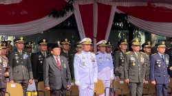 Dandim 0427/Way Kanan Hadiri Upacara HUT ke-81 TNI di Bandar Lampung