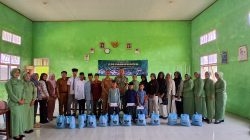 Semarak HUT TNI ke-81, Kodim 0427/Way Kanan Berbagi dan Peduli Warga Karang Lantang