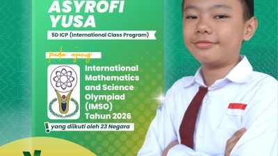 Siswa SDIT Muhammadiyah Gunung Terang Wakili Indonesia di IMSO 2026