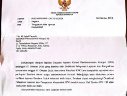 KPK VERIFIKASI LAPORAN DUGAAN KORUPSI DINAS PKPCK LAMPUNG