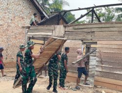TMMD ke-130 Kodim 0427/Way Kanan Bedah Rumah Gianto