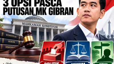 POLITIK, HUKUM, ETIK: 3 OPSI PASCA PUTUSAN MK GIBRAN