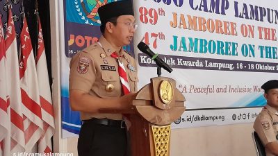 KWARDa LAMPUNG BUKA JOTA-JOTI CAMP 2026, PRAMUKA DIARAHKAN KUASAI TEKNOLOGI DIGITAL