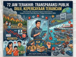 72 JAM TERAKHIR: TRANSPARANSI PUBLIK DIUJI, KEPERCAYAAN TERANCAM