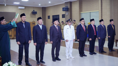 Bupati Riyanto Lantik Delapan Pejabat Administrator